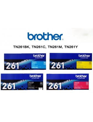 BROTHER TN261BK/C/M/Y 黑、彩色碳粉(套裝優惠)