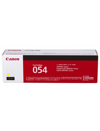 CANON 054 Y 原裝黃色炭粉盒