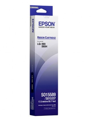 EPSON LQ-590/590H/590II/590IIN 原廠色帶 (黑色) C13S015589
