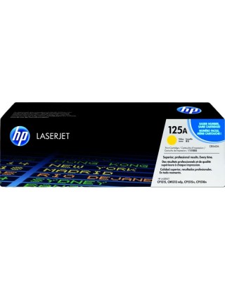 HP 125A 黃色原廠 LaserJet 碳粉盒 (CB542A)