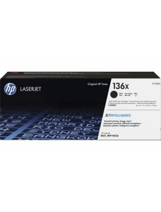 HP 136X 高容量黑色原廠 LaserJet 碳粉盒 (W1360X)