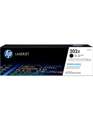 HP 202X 高容量黑色原廠 LaserJet 碳粉盒 (CF500X)