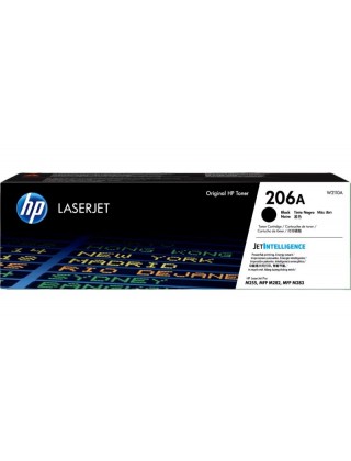 HP 206A 黑色原廠 LaserJet 碳粉盒 (W2110A)