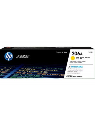 HP 206A 黃色原廠 LaserJet 碳粉盒 (W2112A)