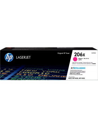 HP 206X 高容量紅色原廠 LaserJet 碳粉盒 (W2113X)