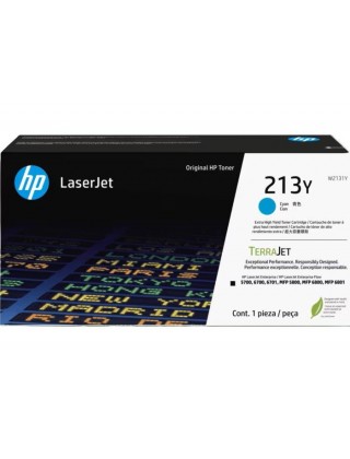 HP 213Y 超高打印量藍色原廠 LaserJet 碳粉盒 (W2131Y)