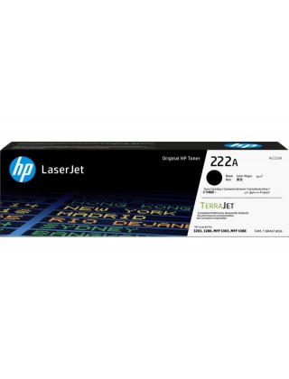 HP 222A 黑色原廠 LaserJet 碳粉盒 (W2220A)
