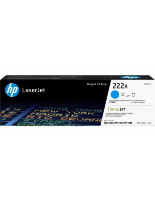 HP 222A 藍色原廠 LaserJet 碳粉盒 (W2221A)