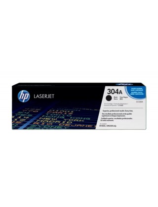 HP 304A 黑色原廠 LaserJet 碳粉盒 (CC530A)