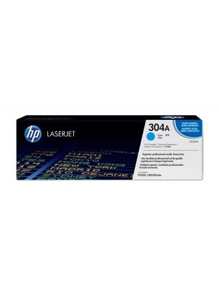 HP 304A 藍色原廠 LaserJet 碳粉盒 (CC531A)