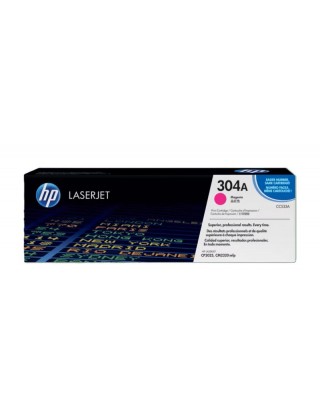 HP 304A 紅色原廠 LaserJet 碳粉盒 (CC533A)