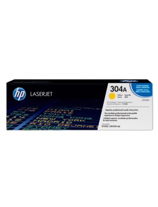 HP 304A 黃色原廠 LaserJet 碳粉盒 (CC532A)