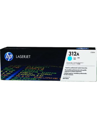 HP 312A 藍色原廠 LaserJet 碳粉盒 (CF381A)