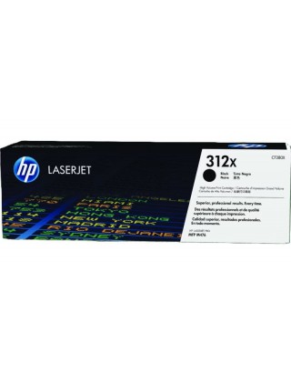 HP 312X 高容量黑色原廠 LaserJet 碳粉盒 (CF380X)