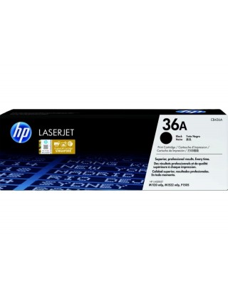 HP 36A 黑色原廠 LaserJet 碳粉盒 (CB436A)