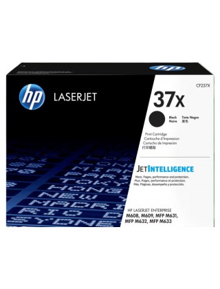 HP 37X 高容量黑色原廠 LaserJet 碳粉盒 (CF237X)