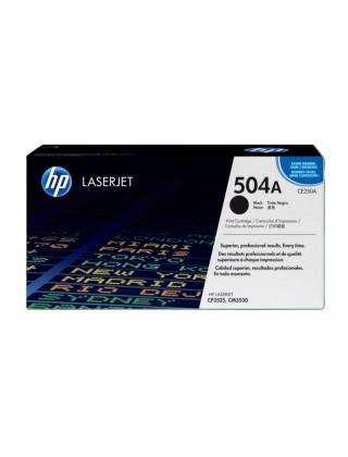 HP 504A 黑色原廠 LaserJet 碳粉盒 (CE250A)