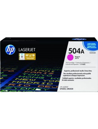 HP 504A 紅色原廠 LaserJet 碳粉盒 (CE253A)