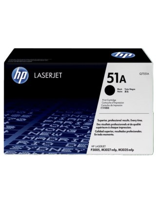 HP 51A 黑色原廠 LaserJet 碳粉盒 (Q7551A)