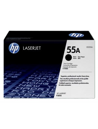HP 55A 黑色原廠 LaserJet 碳粉盒 (CE255A)