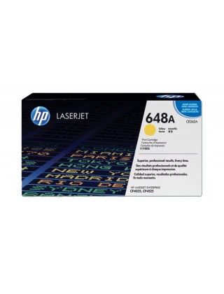 HP 648A 黃色原廠 LaserJet 碳粉盒 (CE262A)