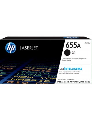 HP 655A 黑色原廠 LaserJet 碳粉盒 (CF450A)