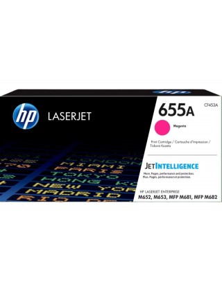 HP 655A 紅色原廠 LaserJet 碳粉盒 (CF453A)