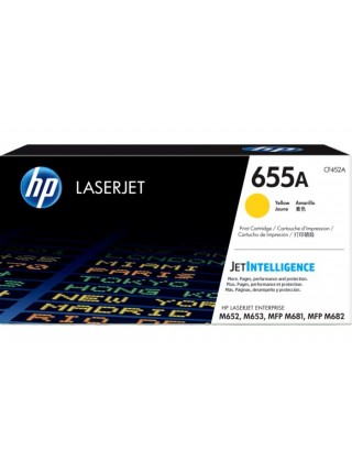 HP 655A 黃色原廠 LaserJet 碳粉盒 (CF452A)