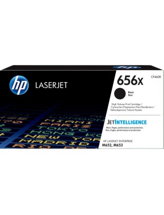 HP 656X 高容量黑色原廠 LaserJet 碳粉盒 (CF460X)