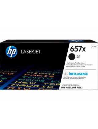 HP 657X 高容量黑色原廠 LaserJet 碳粉盒 (CF470X)