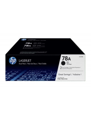 HP 78A 2包裝黑色原廠 LaserJet 碳粉盒 (CE278AD)