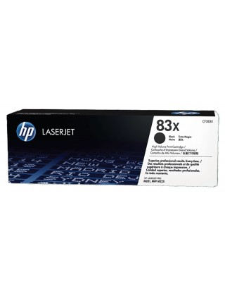 HP 83X 高容量黑色原廠 LaserJet 碳粉盒 (CF283X)