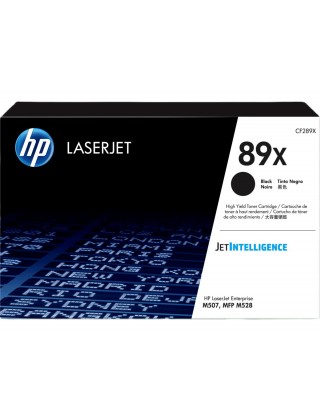 HP 89X 高容量黑色原廠 LaserJet 碳粉盒 (CF289X)